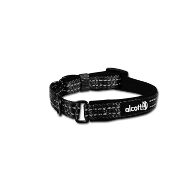 ALCOTT™ MARTINGALE COLLAR BLACK- SMALL - 25 TO 35 cm.