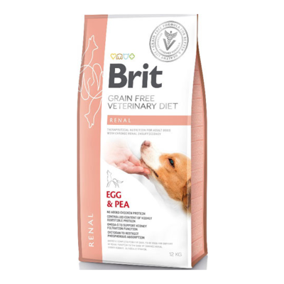BRIT® GRAIN FREE – RENAL – EGG & PEA FLAVOR 12 kg.