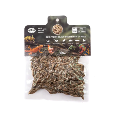 PROBUGS® ECO FRESH INSECTS - BLACK SOLDIER FLY LARVAE - 150 gr.