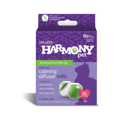 VETALITY® HARMONY PET™ MULTI-CAT - CALMING DIFFUSER REFILL