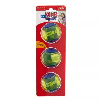 KONG® SQUEEZZ ™ ACTION – BALLS 3 PACK