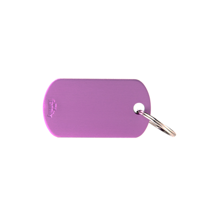 MYFAMILY®BASIC SMALL PURPLE ALUMINUM MILITARY PLATE