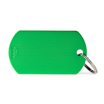 MYFAMILY® LARGE GREEN MILITARY BASIC ALUMINUM PLATE