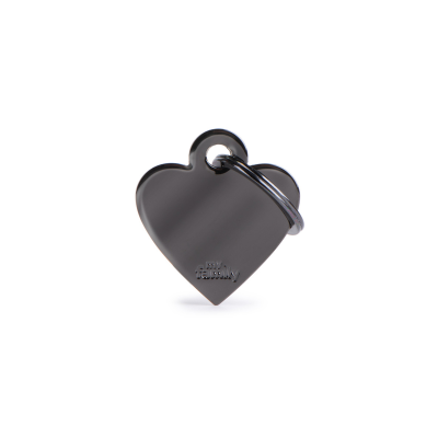MYFAMILY® BASIC SMALL HEARTH PLAQUE IN BLACK BRASS