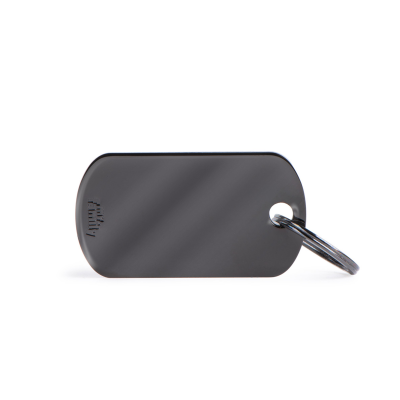 MYFAMILY® SMALL MILITARY BASIC PLATE IN BLACK BRASS