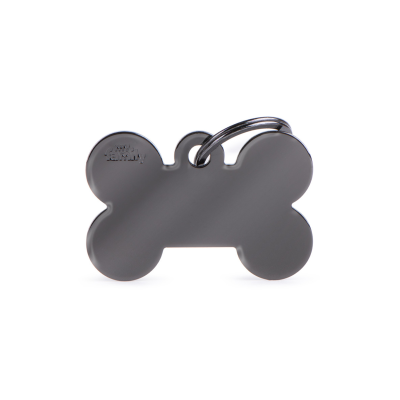 MYFAMILY® BASIC LARGE BONE PLATE IN BLACK BRASS