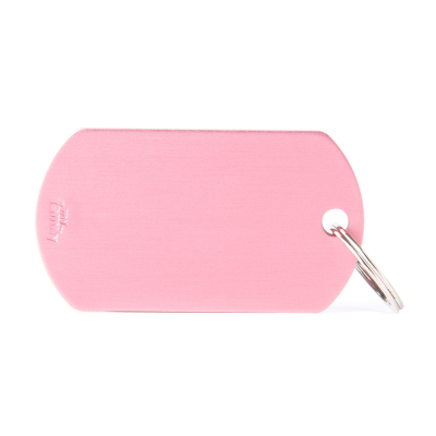 MYFAMILY® LARGE PINK ALUMINUM MILITARY BASIC PLATE