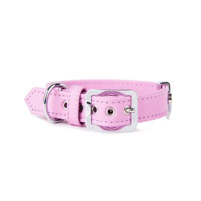 MYFAMILY® HERMITAGE GENUINE LEATHER NECKLACE IN WISTERIA