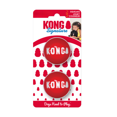 KONG® SIGNATURE BALLS 2 PACK