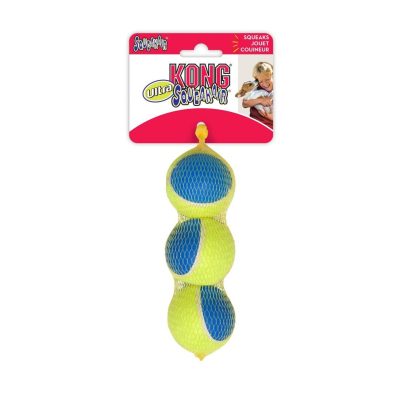 KONG® SQUEAKAIR® ULTRA BALLS MEDIUM 3PACK