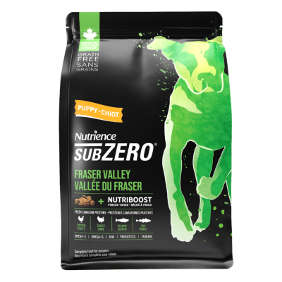 NUTRIENCE® SUBZERO® PUPPY DRY FOOD – FRASER VALLEY 10 kg.