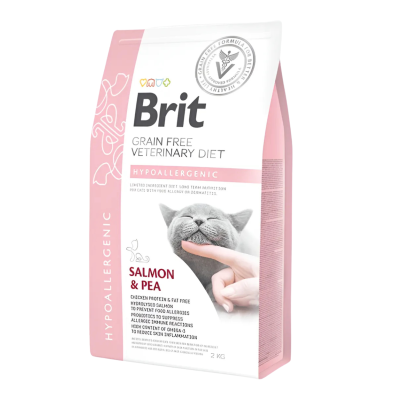BRIT® GRAIN FREE - VETERINARY DIETS HYPOALLERGENIC FOR CATS 2KG