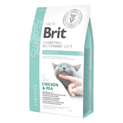 BRIT® GRAIN FREE –  VETERINARY DIETS STRUVITE FOR CATS 2KG