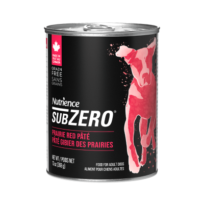 NUTRIENCE® SUBZERO® PRAIRIE RED BEEF PATE FOR DOGS 369GR