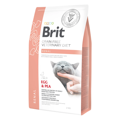BRIT® GRAIN FREE –  VETERINARY DIETS RENAL FOR CATS 2KG