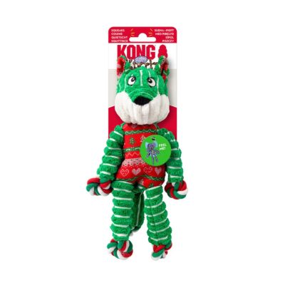 KONG® HOLIDAY FLOPPY KNOTS FOX