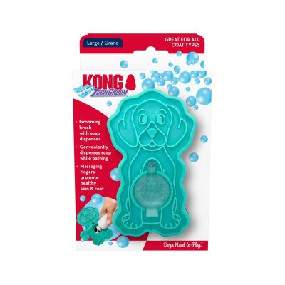 KONG® BUBBLES ZOOMGROOM - GROOMING BRUSH