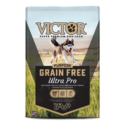 VICTOR® DRY SUPER PREMIUM DOG FOOD – GRAIN FREE – PURPOSE ULTRA PRO FOR DOGS OF ALL LIFE STAGES 13.61KG