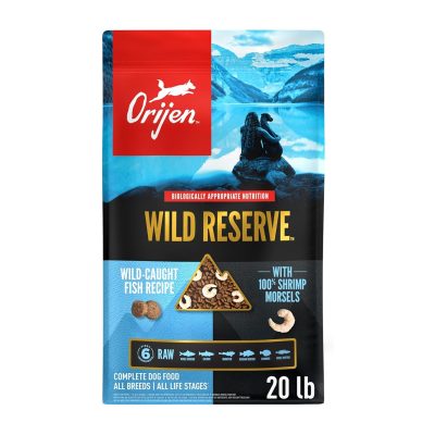 ORIJEN™ WILD RESERVE™ DRY DOG FOOD, ALL LIFE STAGES, WILD-CAUGHT FISH RECIPE, 9 KG