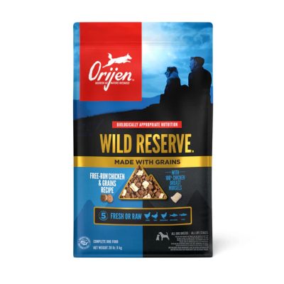 ORIJEN™ WILD RESERVE™ DRY DOG FOOD, FREE-RUN, CHICKEN & GRAINS, 9KG