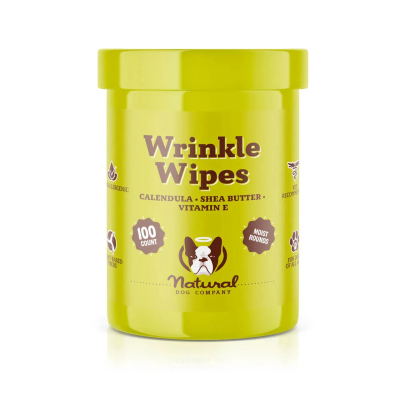NATURAL DOG COMPANY® WRINKLE WIPES FOR DOGS – 100 COUNT