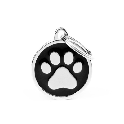 MYFAMILY®  CLASSIC BLACK CIRCLE ID TAG