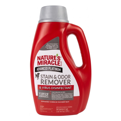 NATURE'S MIRACLE® ADVANCED PLATINUM - STAIN & ODOR REMOVER & VIRUS DISINFECTANT - 1.89 LTS